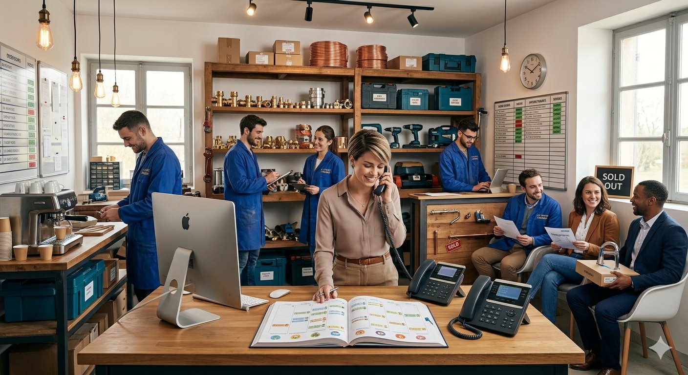 Entreprise artisan qui tourne bien, planning rempli