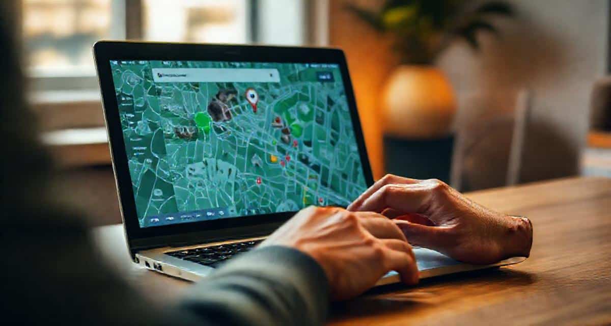 Une personne recherche un couvreur sur Google depuis son ordinateur