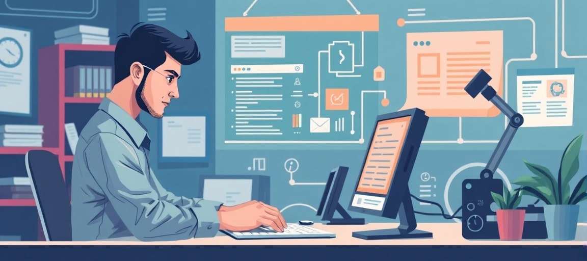 Blog automatique publiant du contenu pendant que le notaire travaille